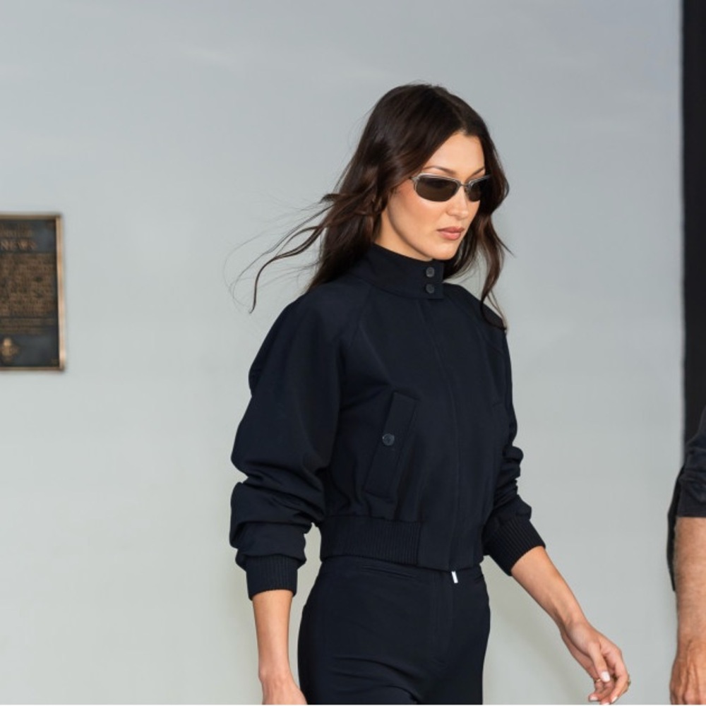 Area Stars Black Cropped Jacket